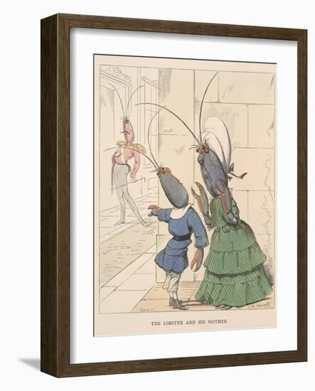 Aesop Fables-C.H. Bennett-Framed Giclee Print