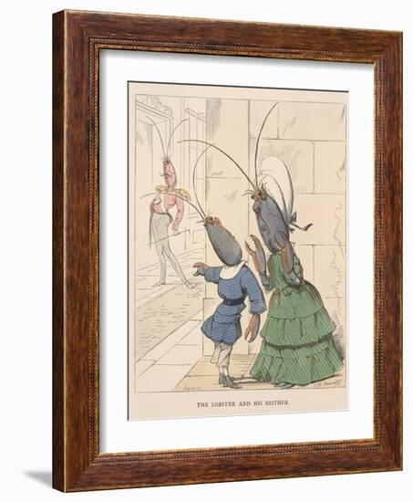 Aesop Fables-C.H. Bennett-Framed Giclee Print