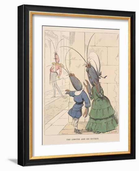 Aesop Fables-C.H. Bennett-Framed Giclee Print