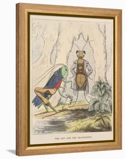 Aesop Fables-C.H. Bennett-Framed Premier Image Canvas