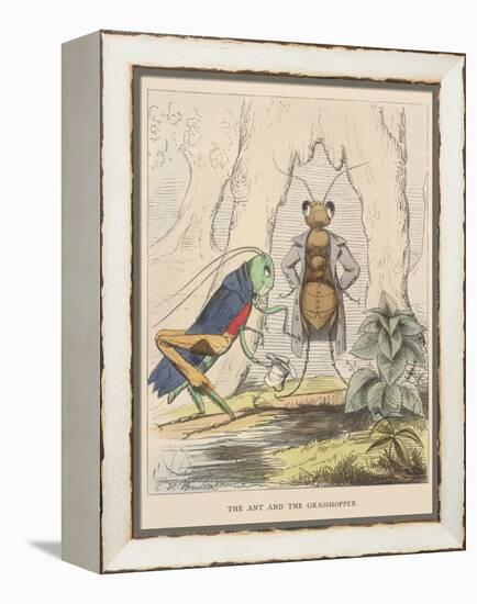 Aesop Fables-C.H. Bennett-Framed Premier Image Canvas