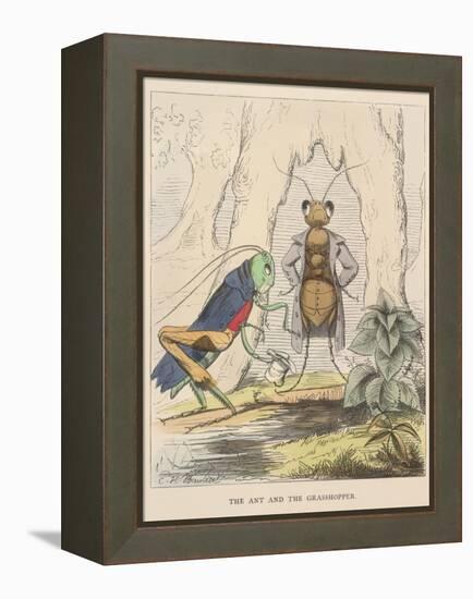 Aesop Fables-C.H. Bennett-Framed Premier Image Canvas