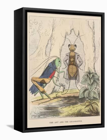 Aesop Fables-C.H. Bennett-Framed Premier Image Canvas