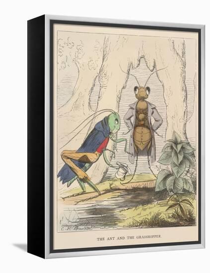 Aesop Fables-C.H. Bennett-Framed Premier Image Canvas