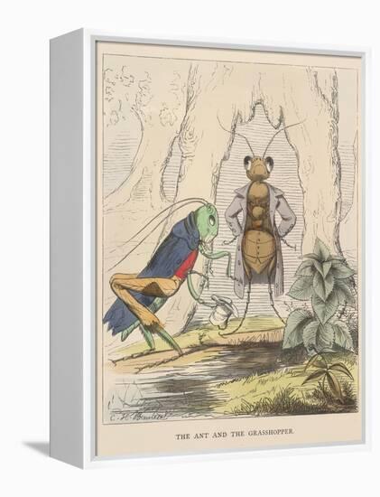 Aesop Fables-C.H. Bennett-Framed Premier Image Canvas