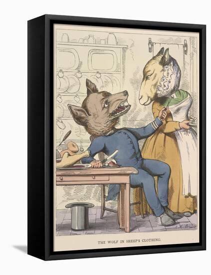 Aesop Fables-C.H. Bennett-Framed Premier Image Canvas