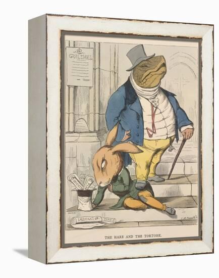 Aesop Fables-C.H. Bennett-Framed Premier Image Canvas