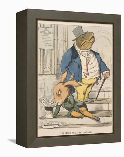 Aesop Fables-C.H. Bennett-Framed Premier Image Canvas