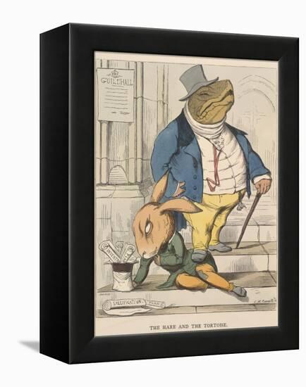 Aesop Fables-C.H. Bennett-Framed Premier Image Canvas