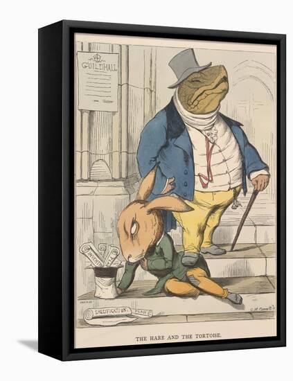 Aesop Fables-C.H. Bennett-Framed Premier Image Canvas