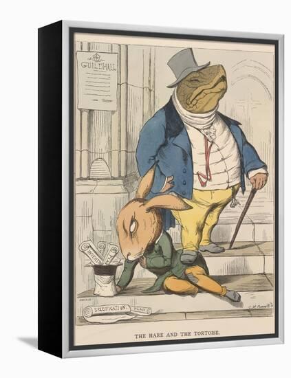 Aesop Fables-C.H. Bennett-Framed Premier Image Canvas