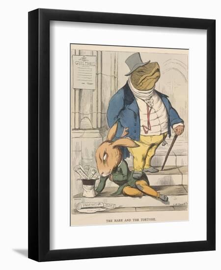 Aesop Fables-C.H. Bennett-Framed Giclee Print