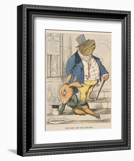 Aesop Fables-C.H. Bennett-Framed Giclee Print