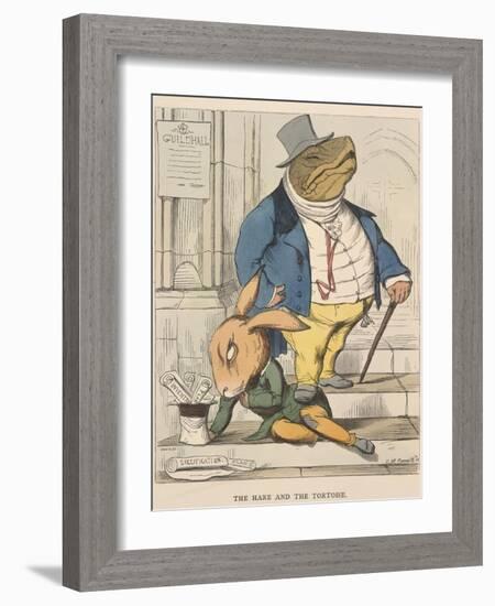 Aesop Fables-C.H. Bennett-Framed Giclee Print