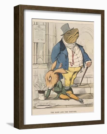 Aesop Fables-C.H. Bennett-Framed Giclee Print