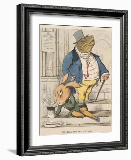 Aesop Fables-C.H. Bennett-Framed Giclee Print