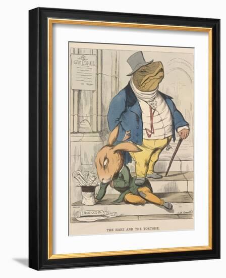 Aesop Fables-C.H. Bennett-Framed Giclee Print