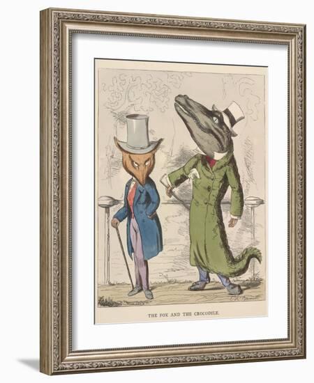 Aesop Fables-C.H. Bennett-Framed Giclee Print