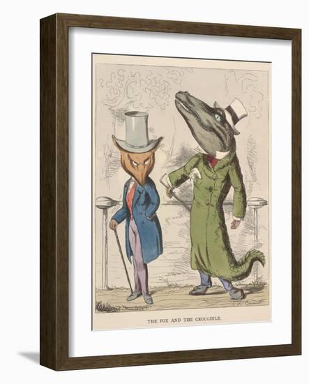 Aesop Fables-C.H. Bennett-Framed Giclee Print