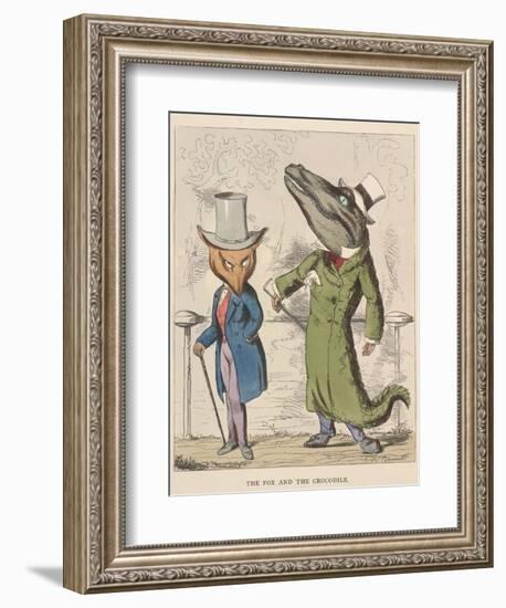 Aesop Fables-C.H. Bennett-Framed Giclee Print