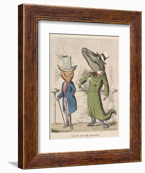 Aesop Fables-C.H. Bennett-Framed Giclee Print