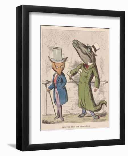 Aesop Fables-C.H. Bennett-Framed Giclee Print