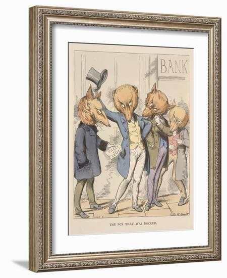 Aesop Fables-C.H. Bennett-Framed Giclee Print