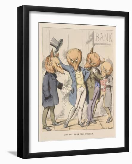 Aesop Fables-C.H. Bennett-Framed Giclee Print