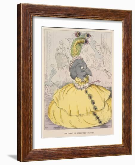 Aesop Fables-C.H. Bennett-Framed Giclee Print