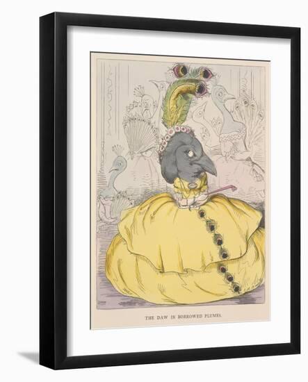 Aesop Fables-C.H. Bennett-Framed Giclee Print