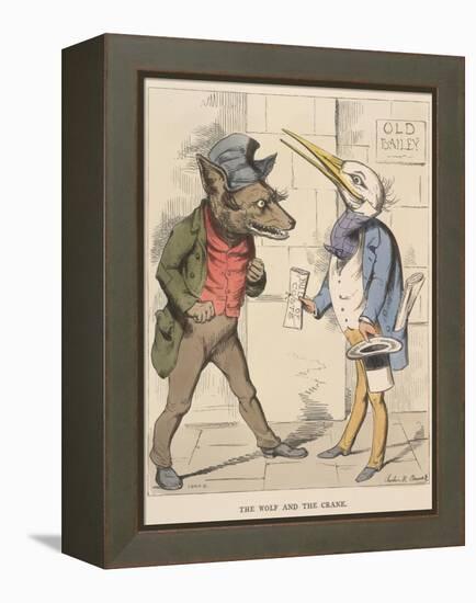 Aesop Fables-C.H. Bennett-Framed Premier Image Canvas