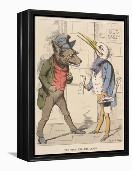 Aesop Fables-C.H. Bennett-Framed Premier Image Canvas