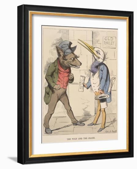 Aesop Fables-C.H. Bennett-Framed Giclee Print