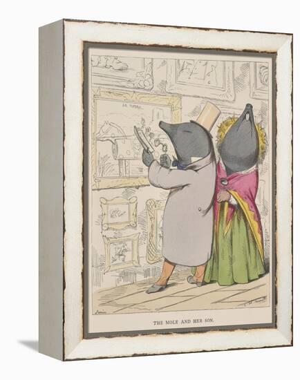 Aesop Fables-C.H. Bennett-Framed Premier Image Canvas