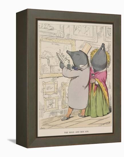 Aesop Fables-C.H. Bennett-Framed Premier Image Canvas