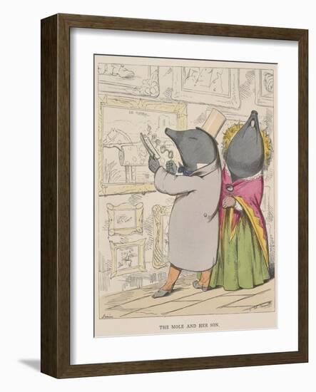 Aesop Fables-C.H. Bennett-Framed Giclee Print