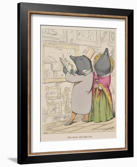 Aesop Fables-C.H. Bennett-Framed Giclee Print