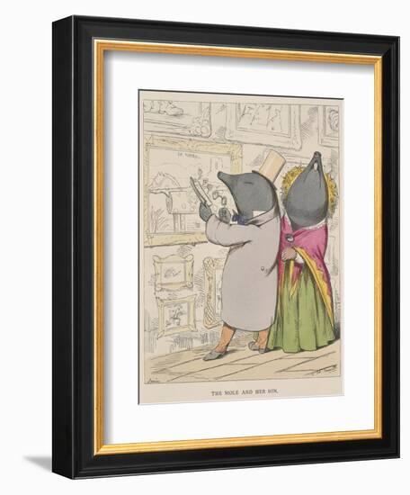 Aesop Fables-C.H. Bennett-Framed Giclee Print