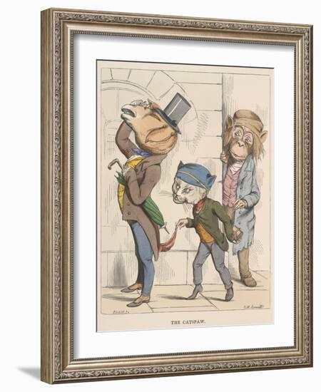 Aesop Fables-C.H. Bennett-Framed Giclee Print