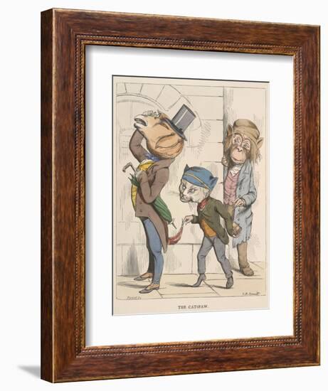 Aesop Fables-C.H. Bennett-Framed Giclee Print