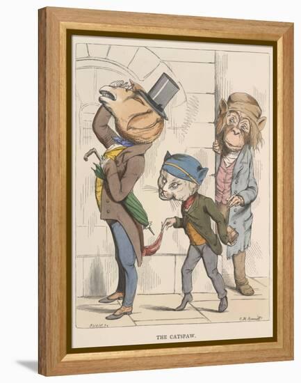 Aesop Fables-C.H. Bennett-Framed Premier Image Canvas