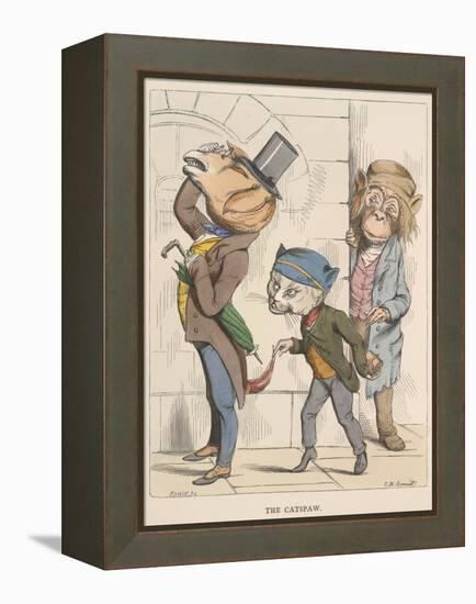 Aesop Fables-C.H. Bennett-Framed Premier Image Canvas