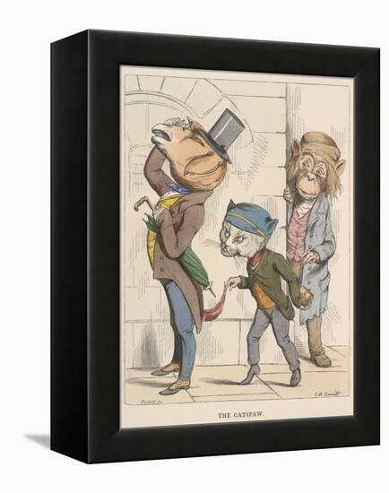 Aesop Fables-C.H. Bennett-Framed Premier Image Canvas