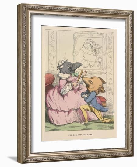 Aesop Fables-C.H. Bennett-Framed Giclee Print