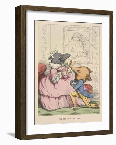 Aesop Fables-C.H. Bennett-Framed Giclee Print