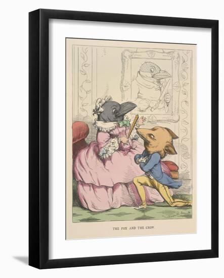 Aesop Fables-C.H. Bennett-Framed Giclee Print