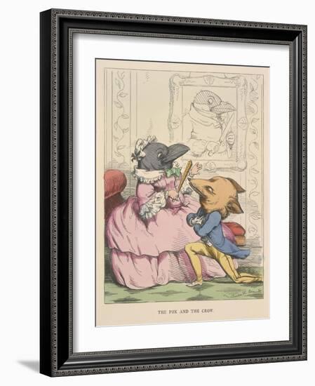 Aesop Fables-C.H. Bennett-Framed Giclee Print