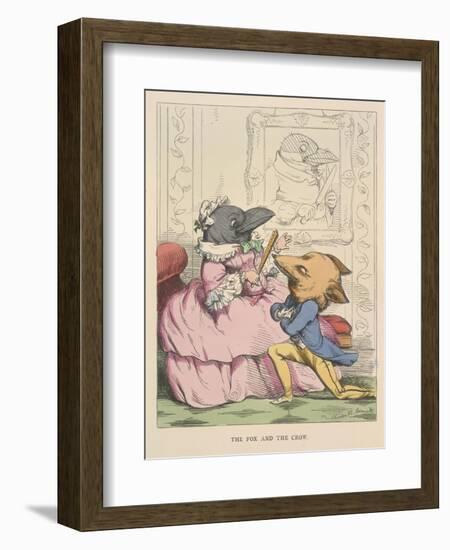 Aesop Fables-C.H. Bennett-Framed Giclee Print