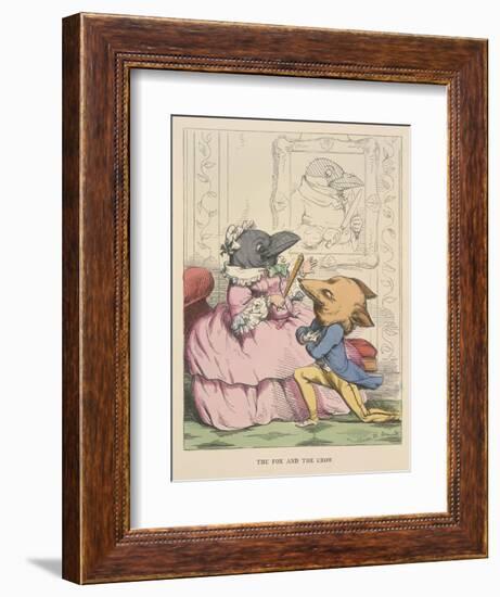 Aesop Fables-C.H. Bennett-Framed Giclee Print