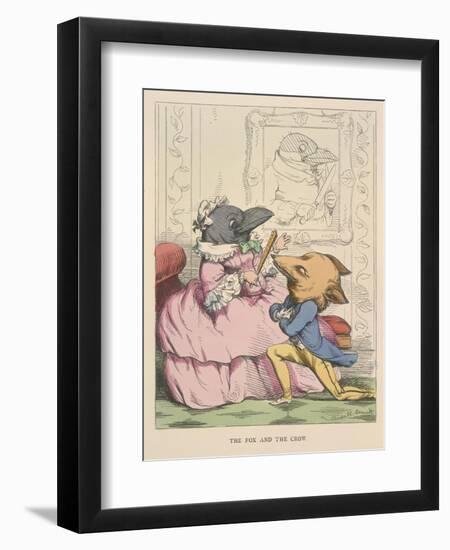 Aesop Fables-C.H. Bennett-Framed Giclee Print